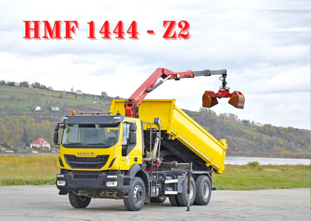 Iveco TRAKKER 360 * Kipper 4,90m* KRAN/FUNK*6x4 - Crane truck, Tipper: picture 1 Iveco TRAKKER 360 * Kipper 4,90m* KRAN/FUNK*6x4 - Crane truck, Tipper: picture 1