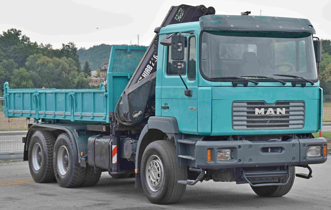 MAN 27-314 * HIAB 220 C - 3 + FUNK * 6x4 - Tipper, Crane truck: picture 4 MAN 27-314 * HIAB 220 C - 3 + FUNK * 6x4 - Tipper, Crane truck: picture 4