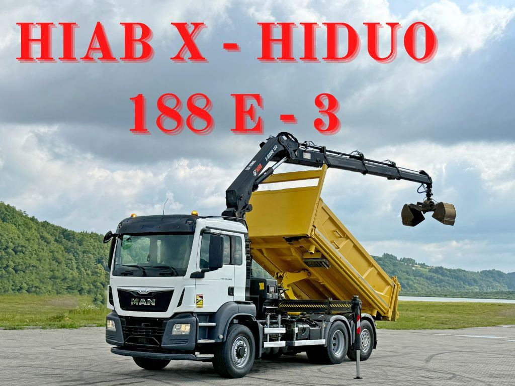 MAN TGS 26.400 * HIAB X-HIDUO 188 E-3 + FUNK * 6x4 - Crane truck: picture 1 MAN TGS 26.400 * HIAB X-HIDUO 188 E-3 + FUNK * 6x4 - Crane truck: picture 1