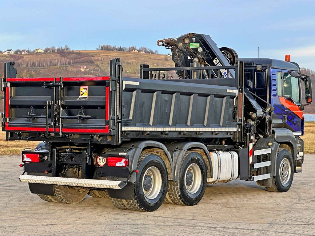 Tipper, Crane truck MAN TGS 33.480 * HIAB 288 EP - 4 HIDUO/ FUNK * 6x4: picture 7