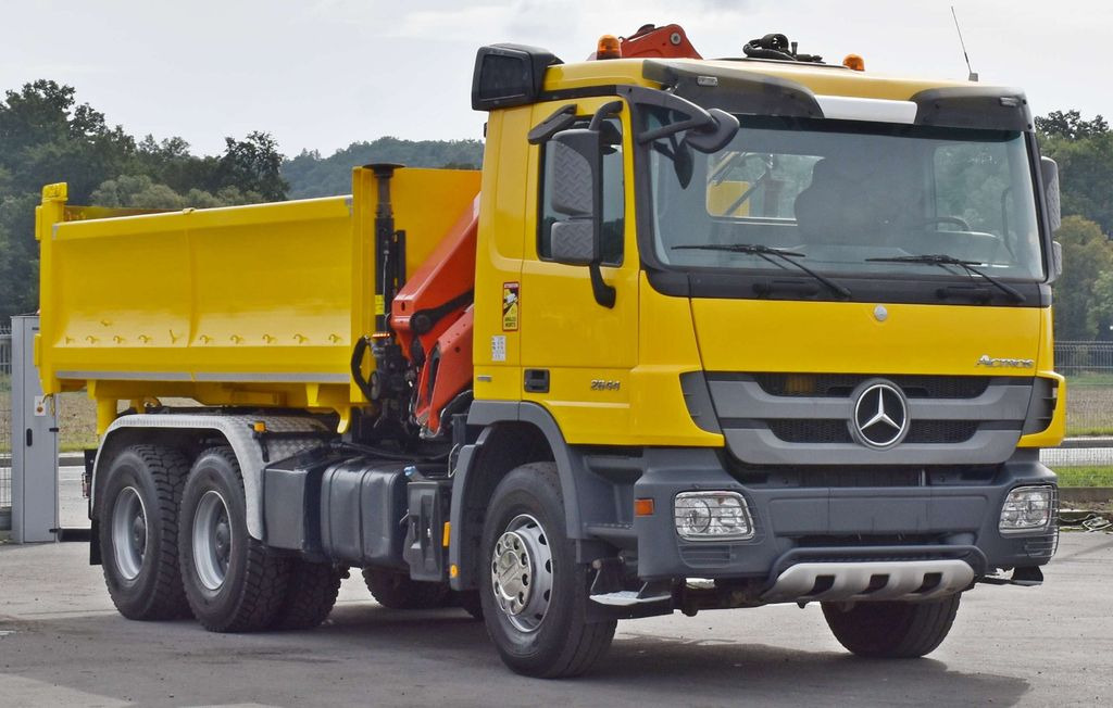 Mercedes-Benz ACTROS 2644 * PK 16001 - K A/FUNK * 6x4 - Crane truck, Tipper: picture 4 Mercedes-Benz ACTROS 2644 * PK 16001 - K A/FUNK * 6x4 - Crane truck, Tipper: picture 4