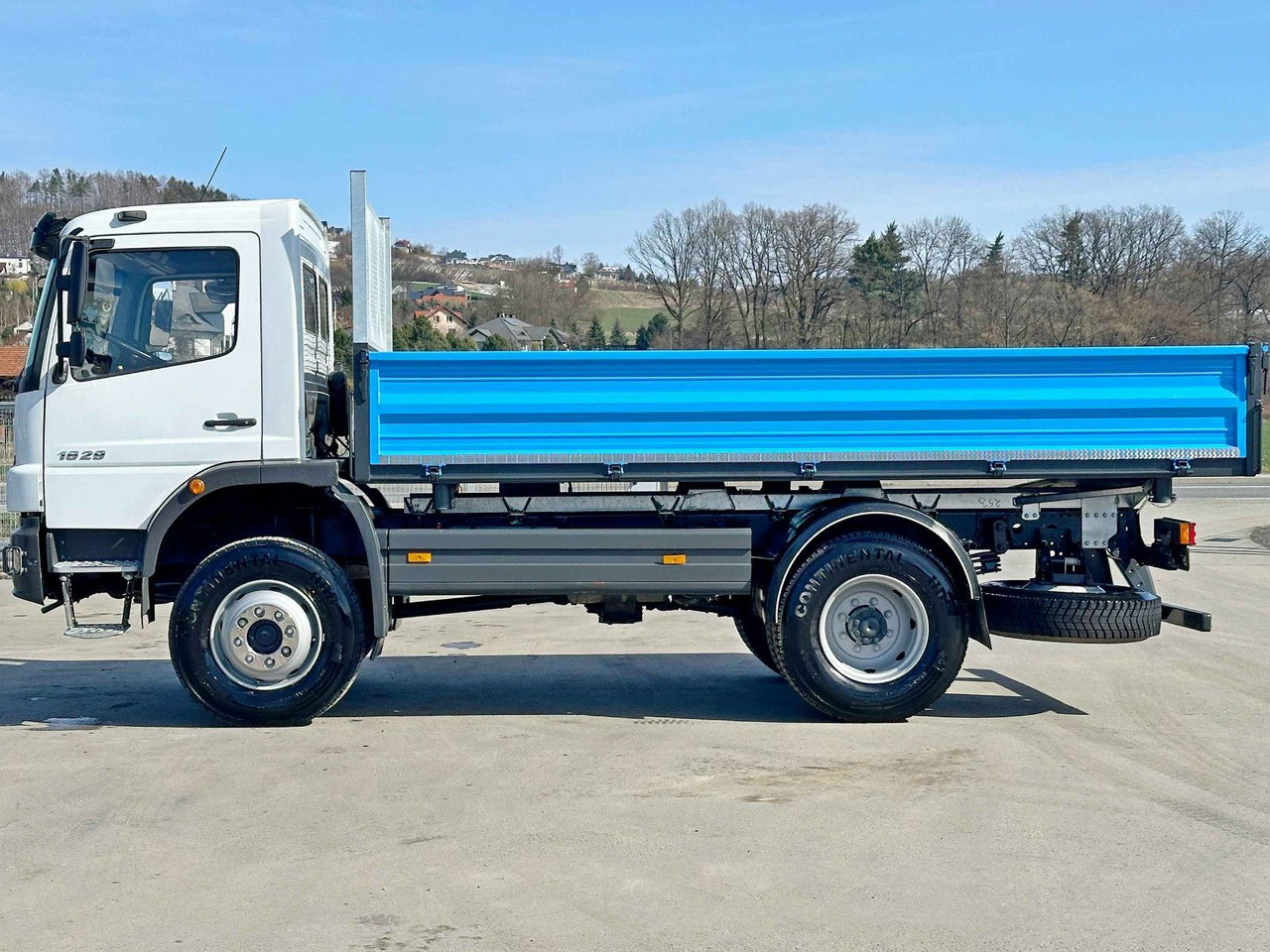 New Tipper, Crane truck Mercedes-Benz AXOR 1629 * KIPPER 4,80 m * 4x4 * TOPZUSTAND: picture 6