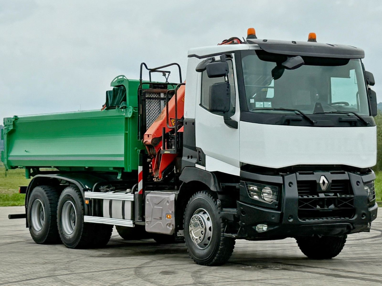 Renault C 430 *KIPPER 5,10 m + PK 16001 - K B* 6x4 - Crane truck: picture 4 Renault C 430 *KIPPER 5,10 m + PK 16001 - K B* 6x4 - Crane truck: picture 4