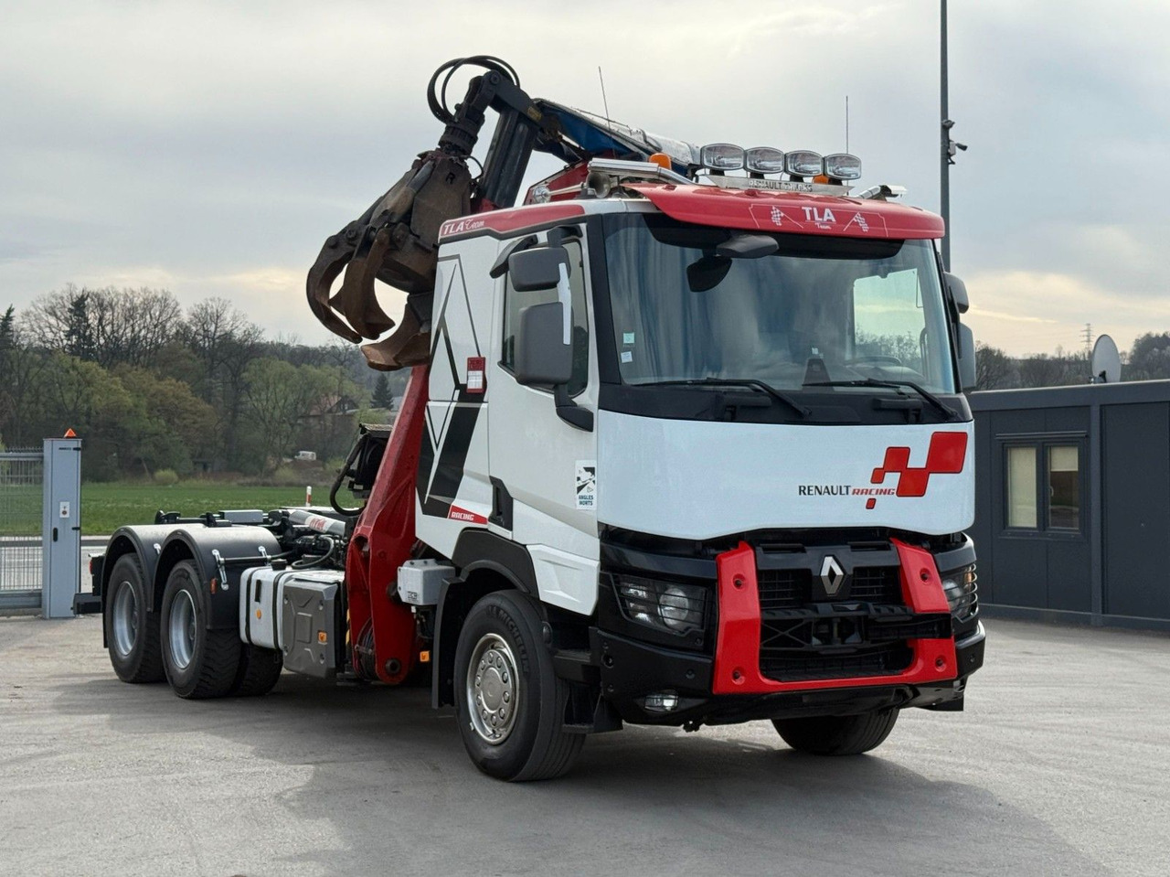 Renault C520 * ABROLLKIPPER 4,80 m * KESLA * 6x4! - Hook lift truck, Crane truck: picture 4 Renault C520 * ABROLLKIPPER 4,80 m * KESLA * 6x4! - Hook lift truck, Crane truck: picture 4