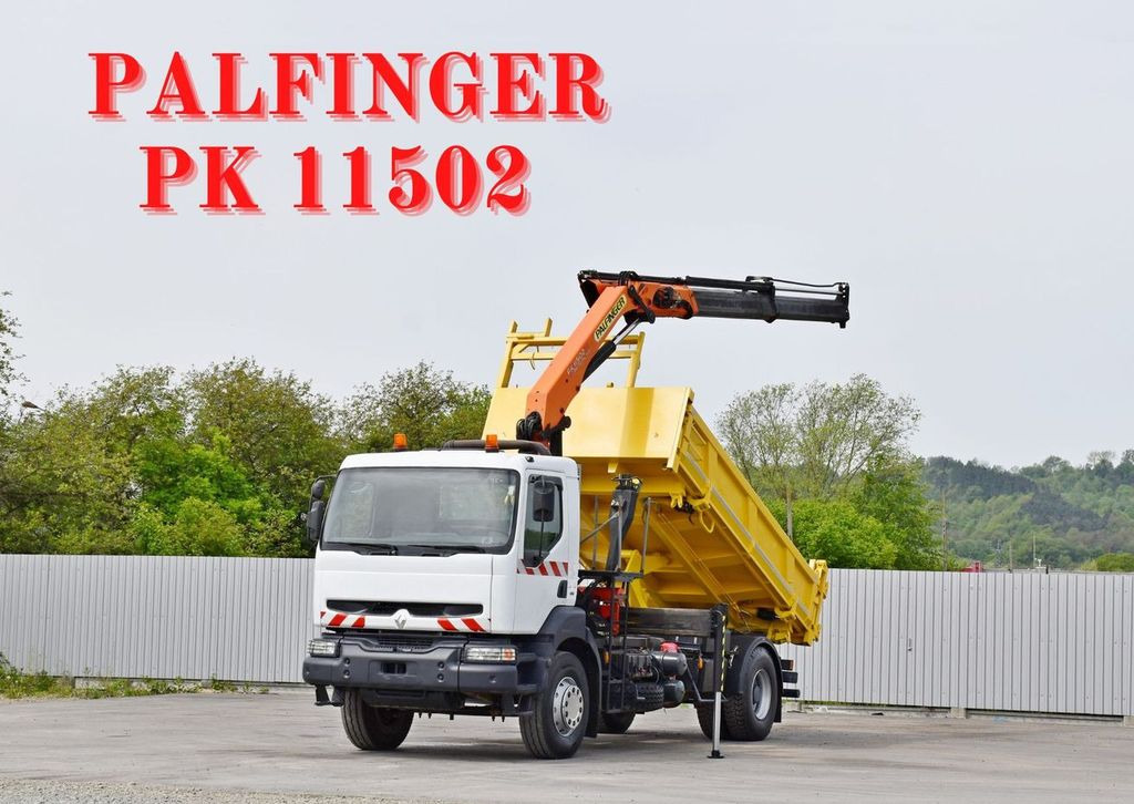 Renault KERAX 320* PK 11502 * TOPZUSTAND - Tipper, Crane truck: picture 1 Renault KERAX 320* PK 11502 * TOPZUSTAND - Tipper, Crane truck: picture 1