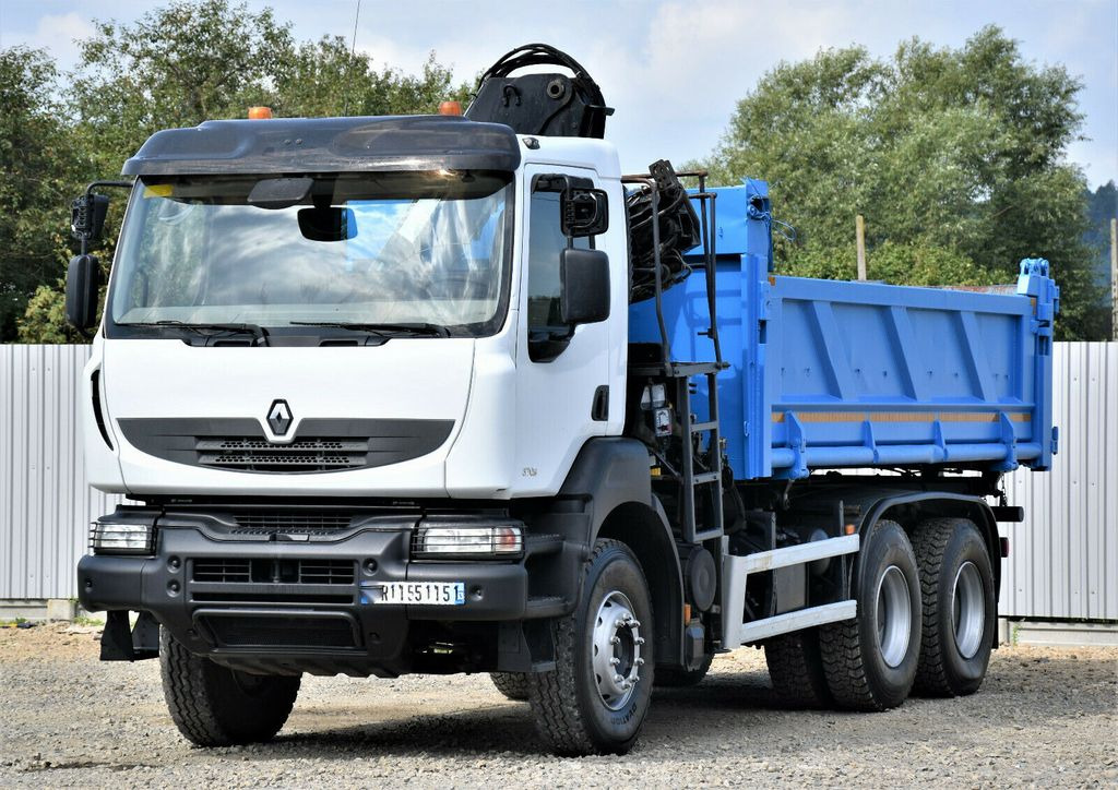Renault KERAX 370 DXI* HIAB 122B-3 HIDUO/FUNK * 6x4 - Crane truck, Tipper: picture 5 Renault KERAX 370 DXI* HIAB 122B-3 HIDUO/FUNK * 6x4 - Crane truck, Tipper: picture 5