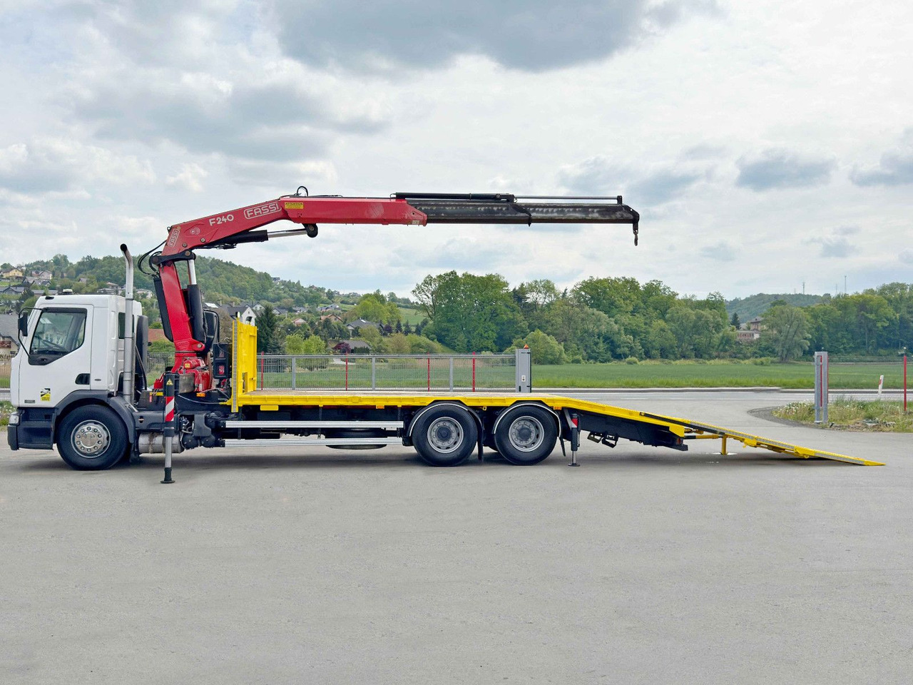 Tow truck Renault PREMIUM 320 * FASSI F240B.22 + FUNK* TOP: picture 6