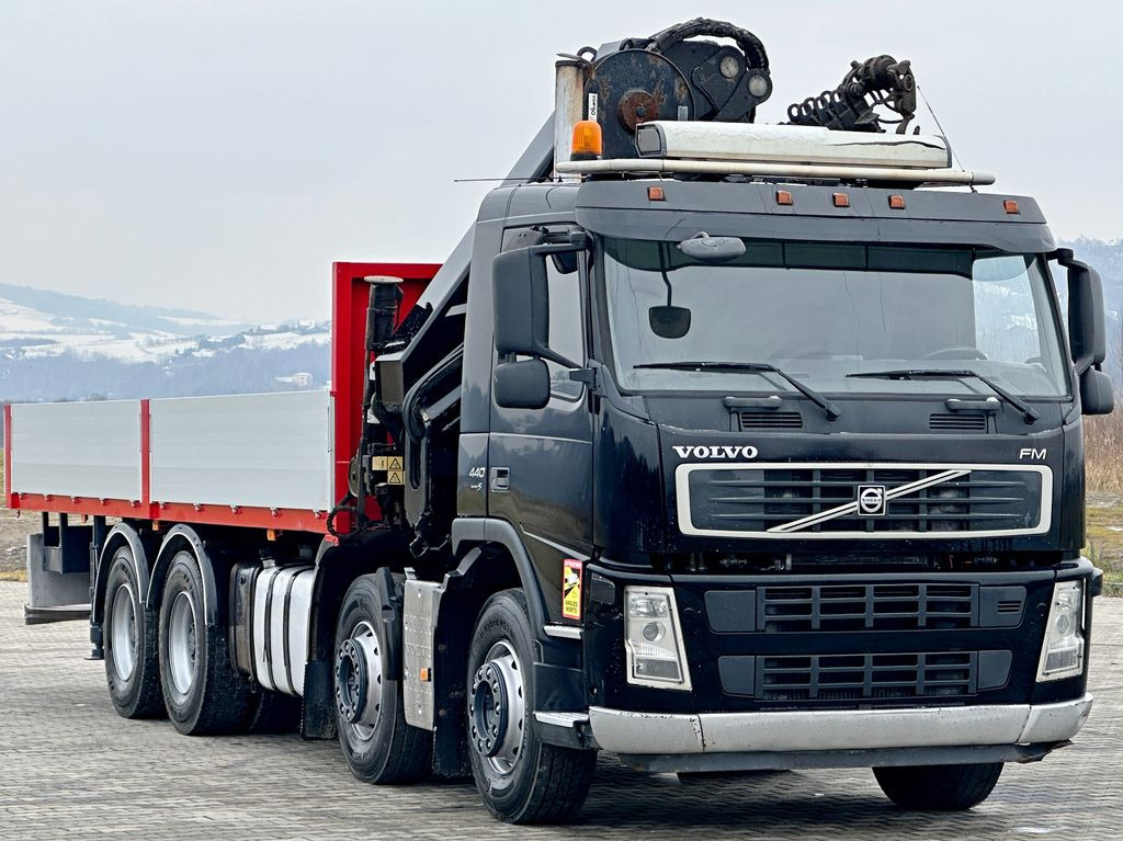 Volvo FM 440* HIAB 377 E-7 HIDUO + FUNK / 8x4 - Dropside/ Flatbed truck, Crane truck: picture 3 Volvo FM 440* HIAB 377 E-7 HIDUO + FUNK / 8x4 - Dropside/ Flatbed truck, Crane truck: picture 3