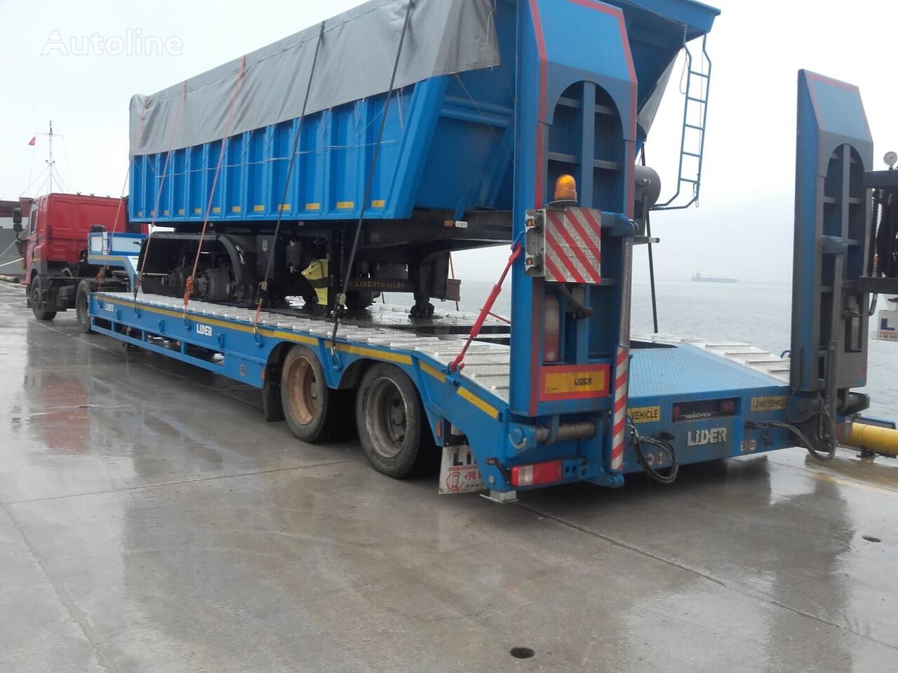 New Low loader semi-trailer LIDER 2024 model new from MANUFACTURER COMPANY Ready in stock: picture 11