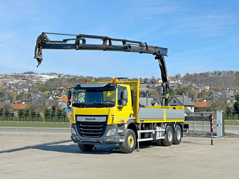 DAF CF 450 * PK 22002 - EH D + FUNK * 6x4 * TOP - Dropside/ Flatbed truck, Crane truck: picture 2 DAF CF 450 * PK 22002 - EH D + FUNK * 6x4 * TOP - Dropside/ Flatbed truck, Crane truck: picture 2