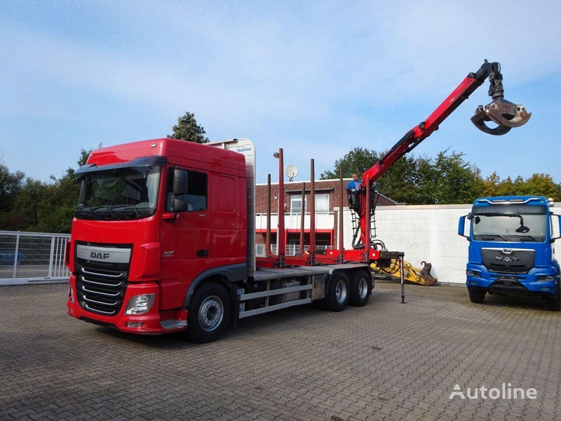 DAF XF 510 6x4 Crane EPSILON M120Z - Timber truck, Crane truck: picture 3 DAF XF 510 6x4 Crane EPSILON M120Z - Timber truck, Crane truck: picture 3