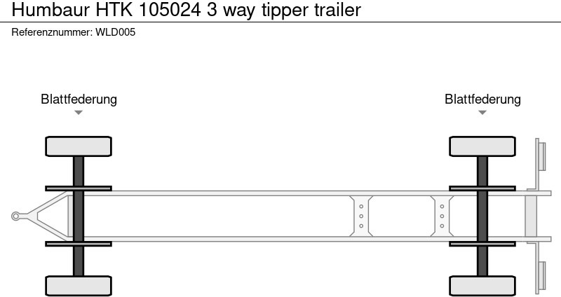 Tipper trailer Humbaur HTK 105024 3 way tipper trailer: picture 13 Tipper trailer Humbaur HTK 105024 3 way tipper trailer: picture 13