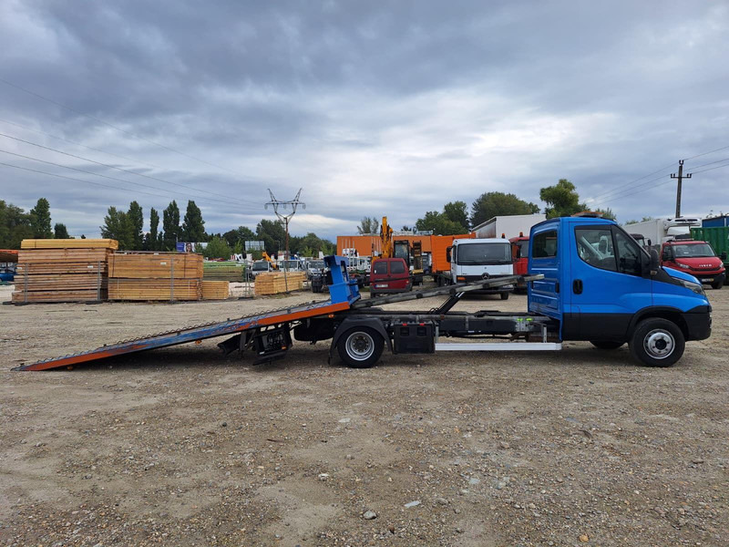 Autotransporter truck Iveco Daily 72-150 - hydro platform + winch - car transporter: picture 8