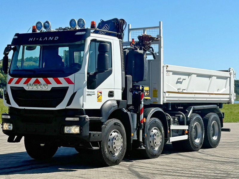 Iveco TRAKKER 450 * FASSI F215A.0.22 + FUNK / 8x4 *TOP - Tipper, Crane truck: picture 5 Iveco TRAKKER 450 * FASSI F215A.0.22 + FUNK / 8x4 *TOP - Tipper, Crane truck: picture 5