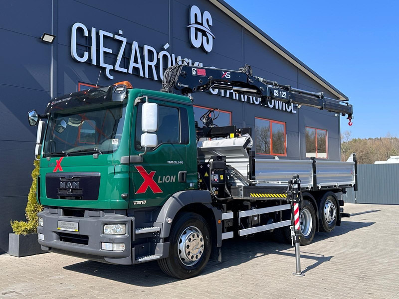 MAN GM TGS TGX 26.340 // E5// 6x2 6x4 //WYWROTKA 3-S / HIAB XS 122 H - Tipper, Crane truck: picture 1 MAN GM TGS TGX 26.340 // E5// 6x2 6x4 //WYWROTKA 3-S / HIAB XS 122 H - Tipper, Crane truck: picture 1