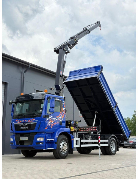 MAN MAN TGM TGL TGS 18.250 // E6 // wywrotka + HDS HMF z pilotem // - Tipper: picture 1 MAN MAN TGM TGL TGS 18.250 // E6 // wywrotka + HDS HMF z pilotem // - Tipper: picture 1