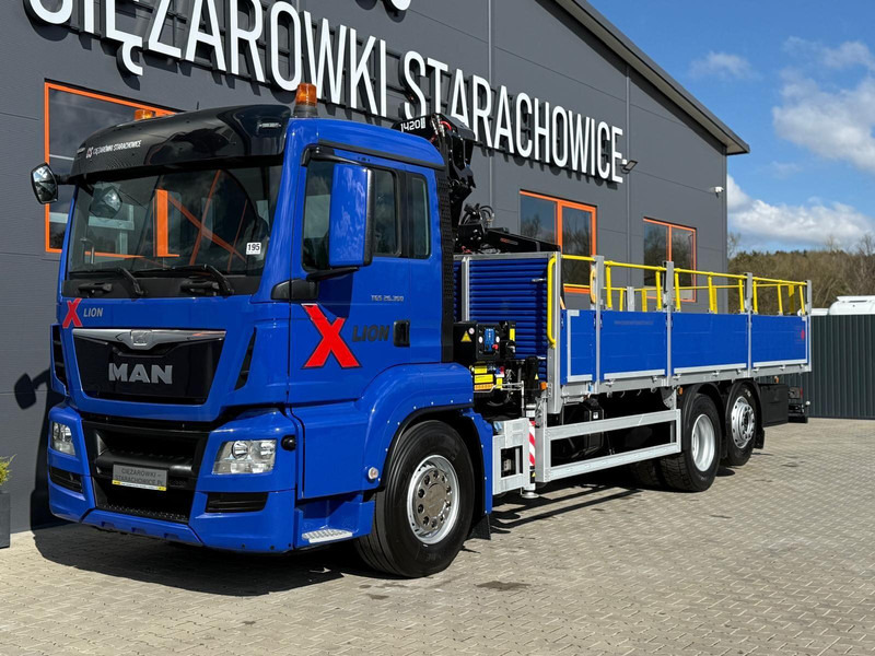 MAN TGS TGX 26.360 / E6 / 143tys km !!! skrzynia + żuraw HMF / manua - Dropside/ Flatbed truck, Crane truck: picture 4 MAN TGS TGX 26.360 / E6 / 143tys km !!! skrzynia + żuraw HMF / manua - Dropside/ Flatbed truck, Crane truck: picture 4