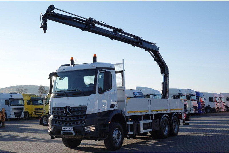 Mercedes-Benz AROCS 2633 / 6x4 / SKRZYNIOWY - 6,5 M / HDS HIAB 188 b-3 wysów: - Dropside/ Flatbed truck, Crane truck: picture 1 Mercedes-Benz AROCS 2633 / 6x4 / SKRZYNIOWY - 6,5 M / HDS HIAB 188 b-3 wysów: - Dropside/ Flatbed truck, Crane truck: picture 1