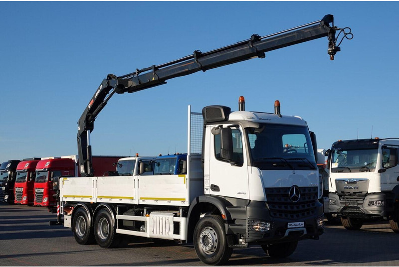Mercedes-Benz AROCS 2633 / 6x4 / SKRZYNIOWY - 6,5 M / HDS HIAB 188 b-3 wysów: - Dropside/ Flatbed truck, Crane truck: picture 5 Mercedes-Benz AROCS 2633 / 6x4 / SKRZYNIOWY - 6,5 M / HDS HIAB 188 b-3 wysów: - Dropside/ Flatbed truck, Crane truck: picture 5
