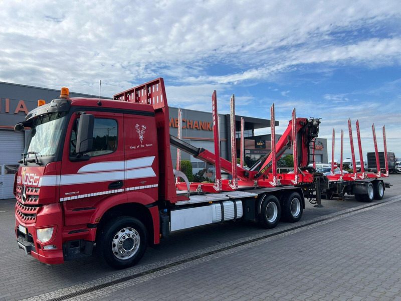 Mercedes-Benz AROCS 2645 EURO 6 6x4 TIMBER CARRIER HOLZTRANSPORT PALFINGER EPS - Timber truck, Crane truck: picture 2 Mercedes-Benz AROCS 2645 EURO 6 6x4 TIMBER CARRIER HOLZTRANSPORT PALFINGER EPS - Timber truck, Crane truck: picture 2