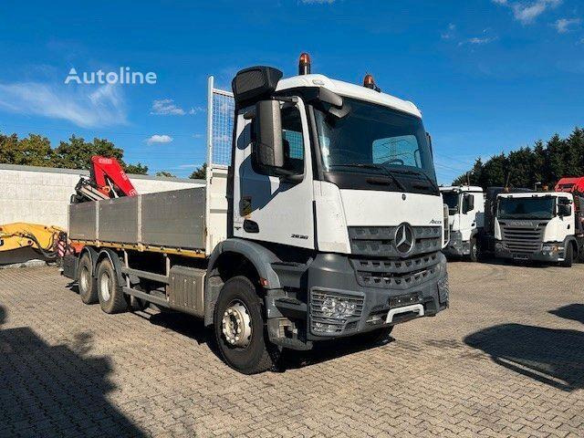 Mercedes-Benz Arocs 2636 - Flatbed truck + crane - Dropside/ Flatbed truck, Crane truck: picture 1 Mercedes-Benz Arocs 2636 - Flatbed truck + crane - Dropside/ Flatbed truck, Crane truck: picture 1
