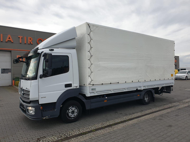 Mercedes-Benz Atego 818 TILT+LIFT 1.HAND 72000km !! - Curtainsider truck: picture 2 Mercedes-Benz Atego 818 TILT+LIFT 1.HAND 72000km !! - Curtainsider truck: picture 2