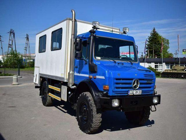 Cab chassis truck, Crane truck Mercedes-Benz Unimog Mercedes-Benz Unimog U 4000 4x4 Camper Expeditio: picture 8