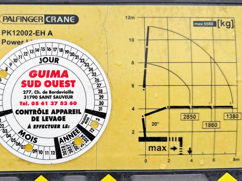 Dropside/ Flatbed truck, Crane truck Renault C 320 * PK 12002 EH A + FUNK * TOPZUSTAND: picture 8