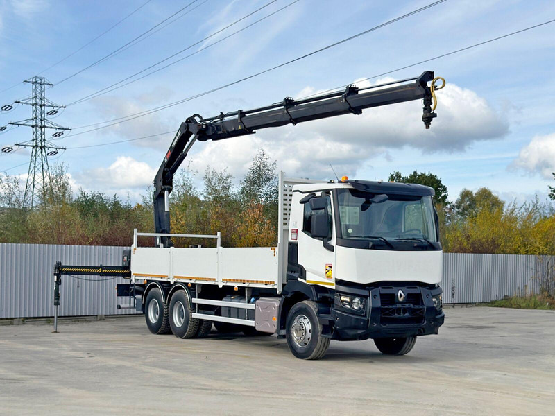 Renault C 380* HIAB X-HIDUO 188 B-3/FUNK*6x4 - Dropside/ Flatbed truck, Crane truck: picture 2 Renault C 380* HIAB X-HIDUO 188 B-3/FUNK*6x4 - Dropside/ Flatbed truck, Crane truck: picture 2
