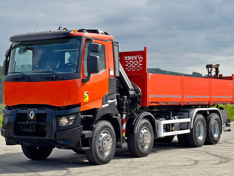 Renault C 430 *KIPPER 6,80m* HIAB X-HIDUO 188 ES-4 * 8x4 - Tipper, Crane truck: picture 3 Renault C 430 *KIPPER 6,80m* HIAB X-HIDUO 188 ES-4 * 8x4 - Tipper, Crane truck: picture 3