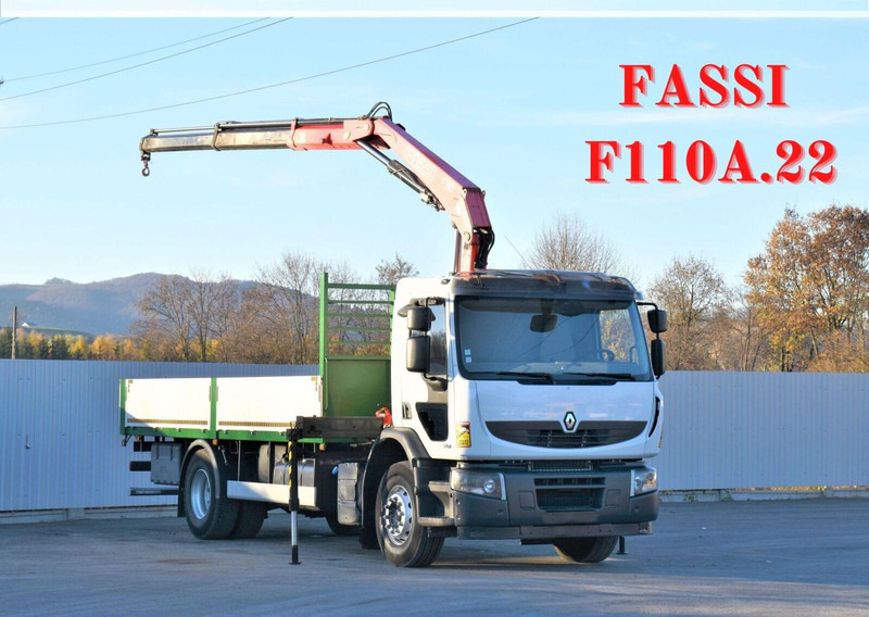 Renault  - Dropside/ Flatbed truck, Crane truck: picture 1 Renault  - Dropside/ Flatbed truck, Crane truck: picture 1