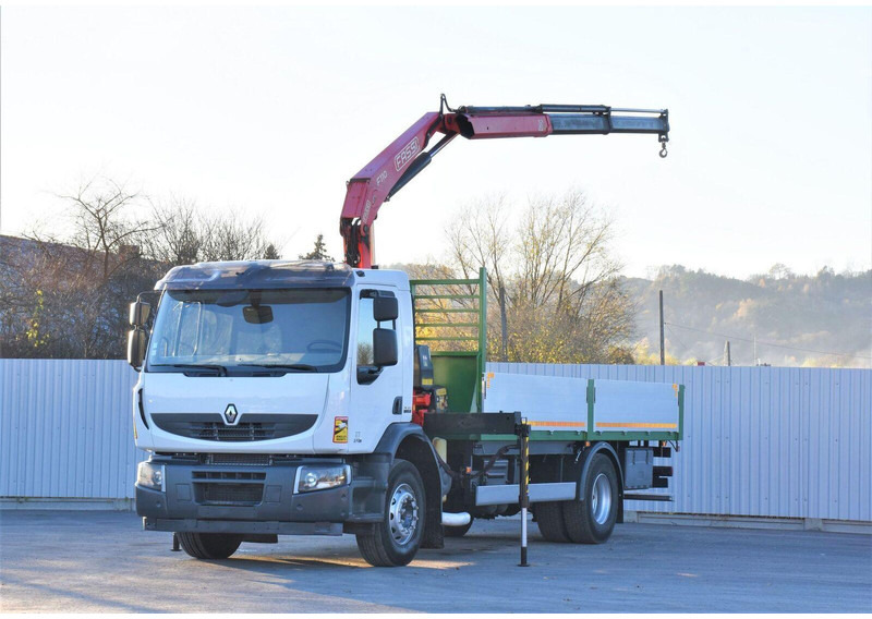 Renault - Dropside/ Flatbed truck, Crane truck: picture 2 Renault - Dropside/ Flatbed truck, Crane truck: picture 2
