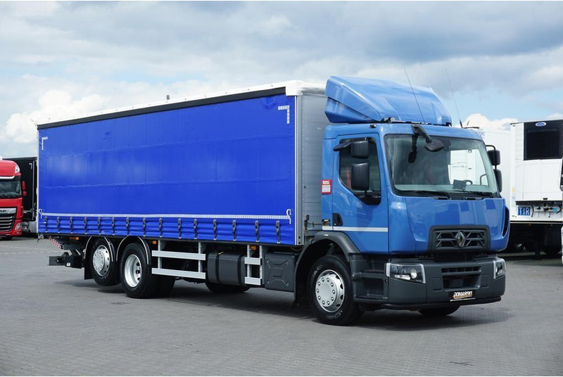 Renault D 320 / EURO 6 / FIRANKA + WINDA / 21 PALET / ŁAD. 16 530 KG - Curtainsider truck: picture 2 Renault D 320 / EURO 6 / FIRANKA + WINDA / 21 PALET / ŁAD. 16 530 KG - Curtainsider truck: picture 2
