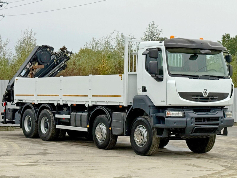 Renault KERAX 430 * HIAB 211 EP-5 HIDUO /FUNK *8x4 - Dropside/ Flatbed truck, Crane truck: picture 3 Renault KERAX 430 * HIAB 211 EP-5 HIDUO /FUNK *8x4 - Dropside/ Flatbed truck, Crane truck: picture 3