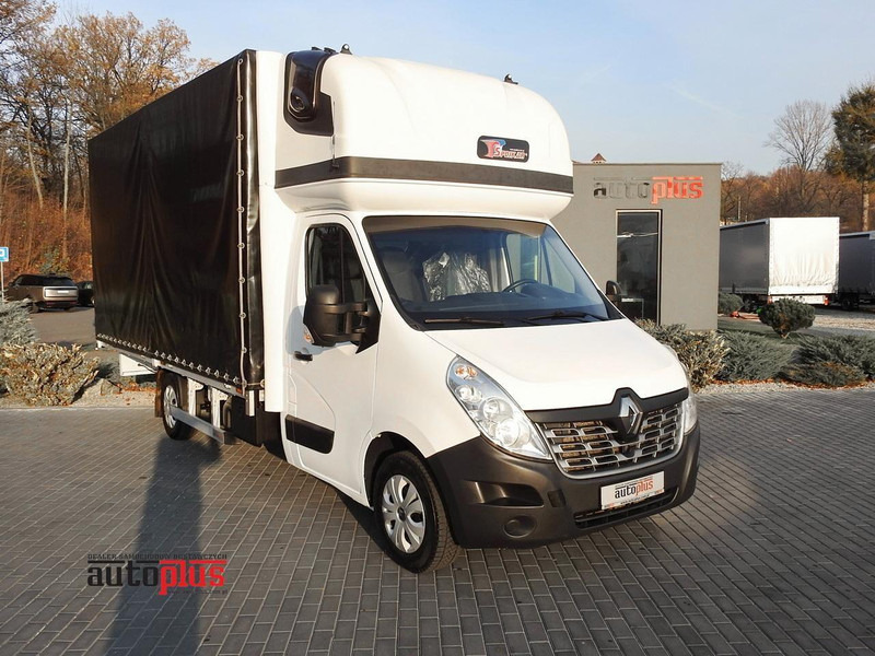 Renault MASTER PLANDEKA 10 PALET WEBASTO TEMPOMAT KLIMATYZACJA PNEUMATYK - Box truck: picture 1 Renault MASTER PLANDEKA 10 PALET WEBASTO TEMPOMAT KLIMATYZACJA PNEUMATYK - Box truck: picture 1