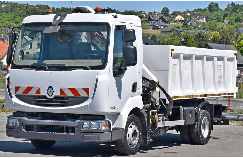 Renault MIDLUM 220 DXI - Tipper, Crane truck: picture 4 Renault MIDLUM 220 DXI - Tipper, Crane truck: picture 4