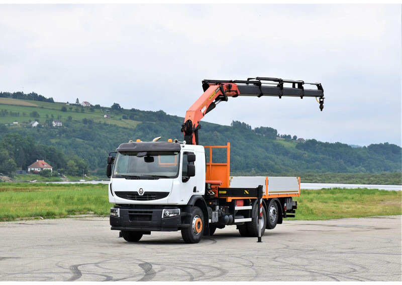 Renault PREMIUM 430 DXI* FUNK * TOPZUSTAND - Dropside/ Flatbed truck, Crane truck: picture 2 Renault PREMIUM 430 DXI* FUNK * TOPZUSTAND - Dropside/ Flatbed truck, Crane truck: picture 2