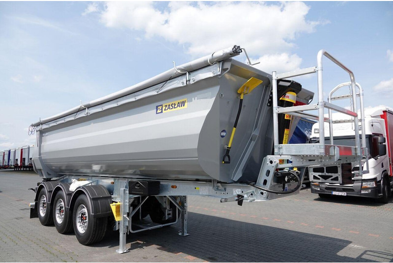ZASŁAW WYWROTKA 28 m3 / FABRYCZNIE NOWA / STALOWA / RYNNA WANNA HP / OŚ - Tipper semi-trailer: picture 2 ZASŁAW WYWROTKA 28 m3 / FABRYCZNIE NOWA / STALOWA / RYNNA WANNA HP / OŚ - Tipper semi-trailer: picture 2