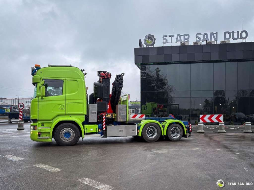 Scania R520 6x2 Fassi F485 Crane Kran Winch Euro 6 Scania R520 6x2 Fassi F485 Crane Kran Winch Euro 6 - Tractor unit: picture 2 Scania R520 6x2 Fassi F485 Crane Kran Winch Euro 6 Scania R520 6x2 Fassi F485 Crane Kran Winch Euro 6 - Tractor unit: picture 2