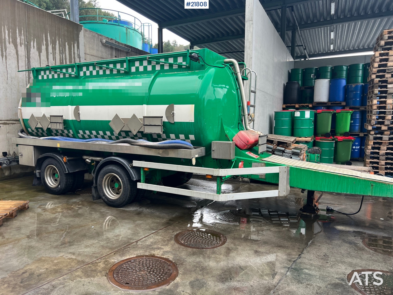 Jyki 2002 jyki ts2-15cr 2 akslet tankhenger rep.objekt - Tank trailer: picture 1 Jyki 2002 jyki ts2-15cr 2 akslet tankhenger rep.objekt - Tank trailer: picture 1