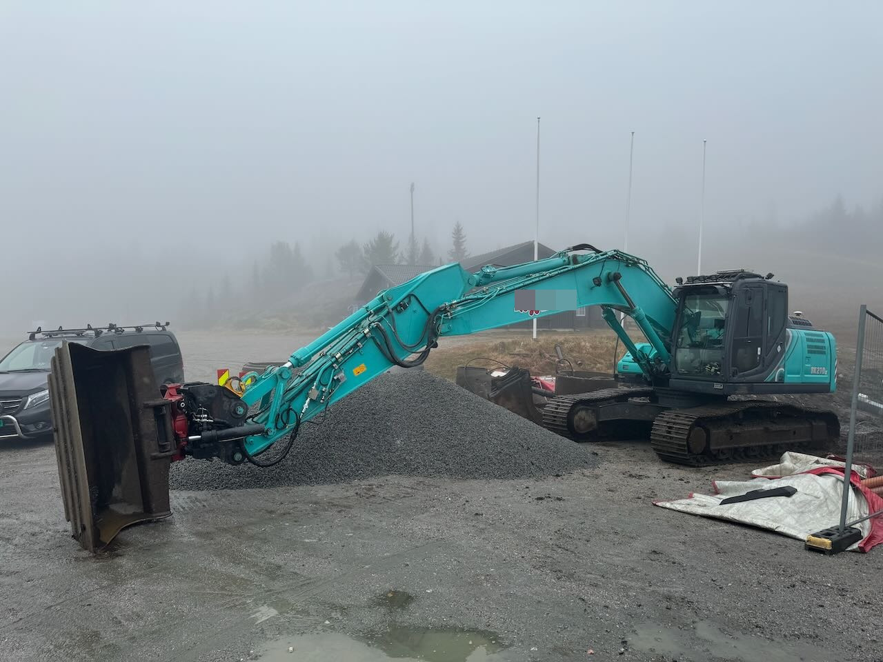 Kobelco SK210LC-10 Beltegraver m/ pusseskuffe, tilt og GPS - Crawler excavator: picture 2 Kobelco SK210LC-10 Beltegraver m/ pusseskuffe, tilt og GPS - Crawler excavator: picture 2