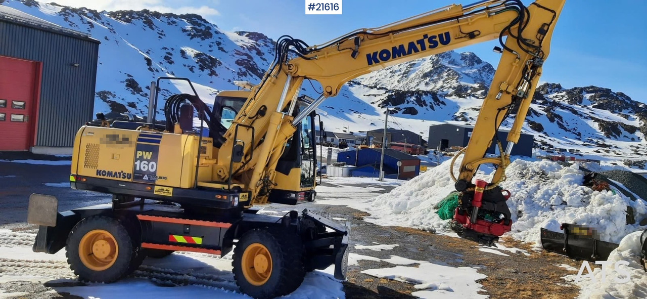 Komatsu PW160-7K - Excavator: picture 2 Komatsu PW160-7K - Excavator: picture 2