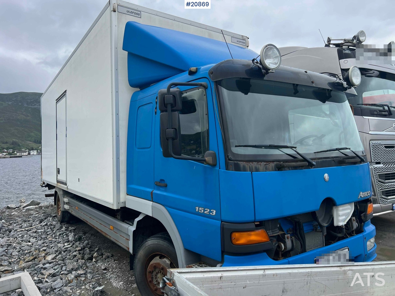 Mercedes 1523 4x2 skapbil m/ full sideåpning og lift Rep.objekt - Box truck: picture 4 Mercedes 1523 4x2 skapbil m/ full sideåpning og lift Rep.objekt - Box truck: picture 4