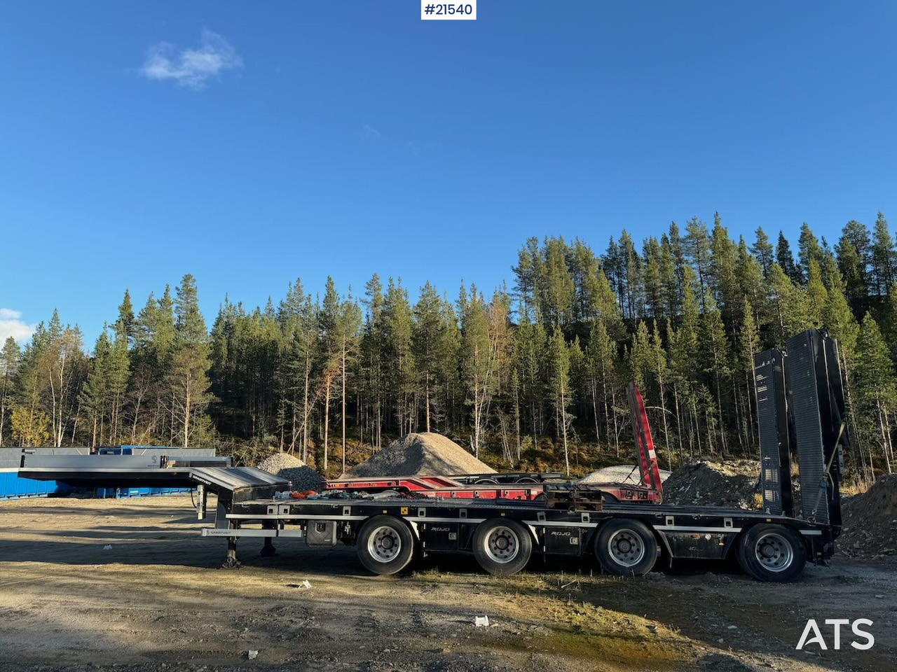 Rojo 2021 Rojo Maskinsemi m/ hydrauliske kjørebruer - Low loader semi-trailer: picture 5 Rojo 2021 Rojo Maskinsemi m/ hydrauliske kjørebruer - Low loader semi-trailer: picture 5