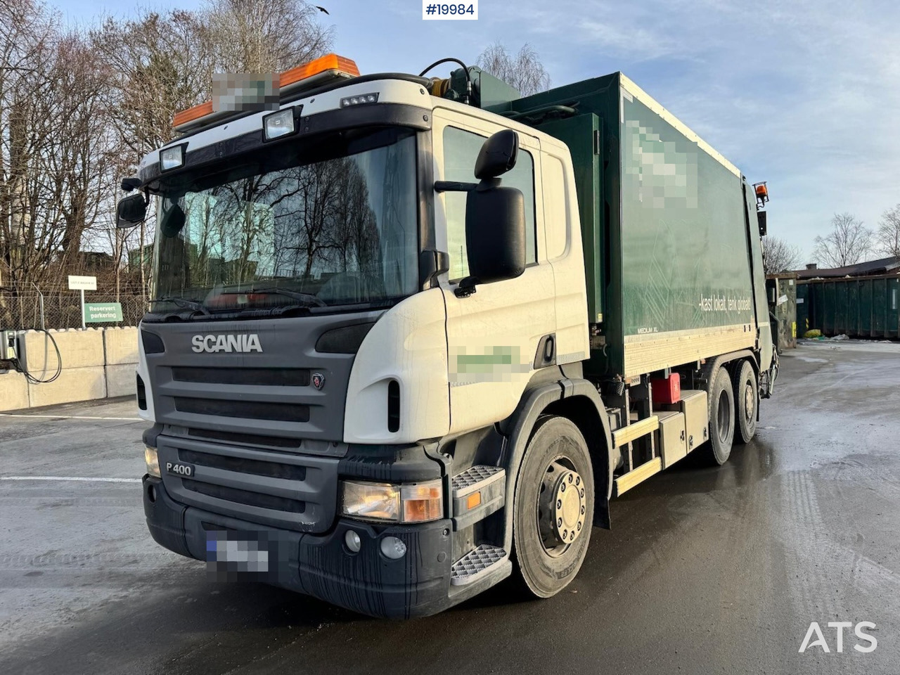 Scania P400 - Garbage truck: picture 2 Scania P400 - Garbage truck: picture 2