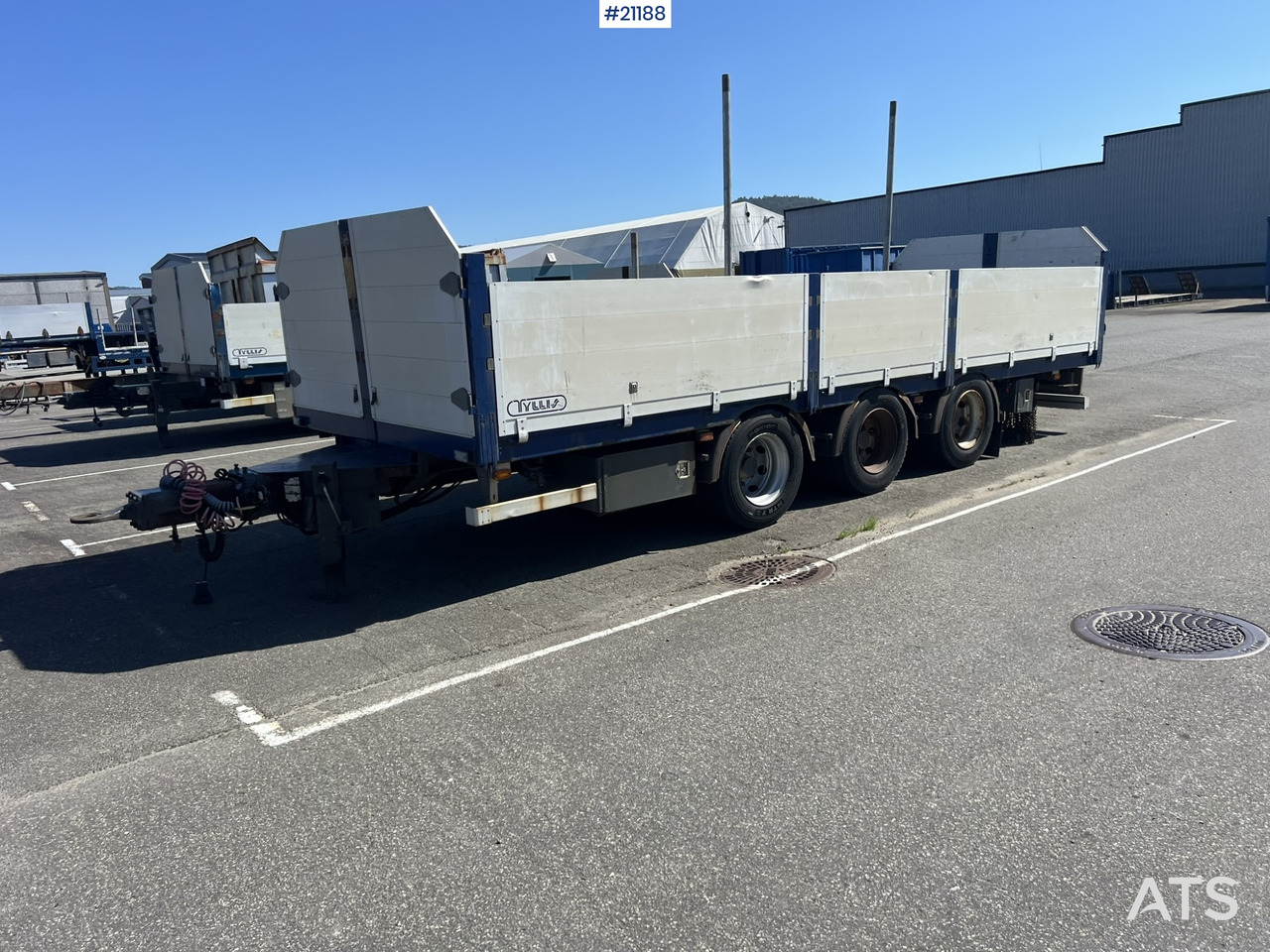 Tyllis 3 akslet - Dropside/ Flatbed trailer: picture 5 Tyllis 3 akslet - Dropside/ Flatbed trailer: picture 5