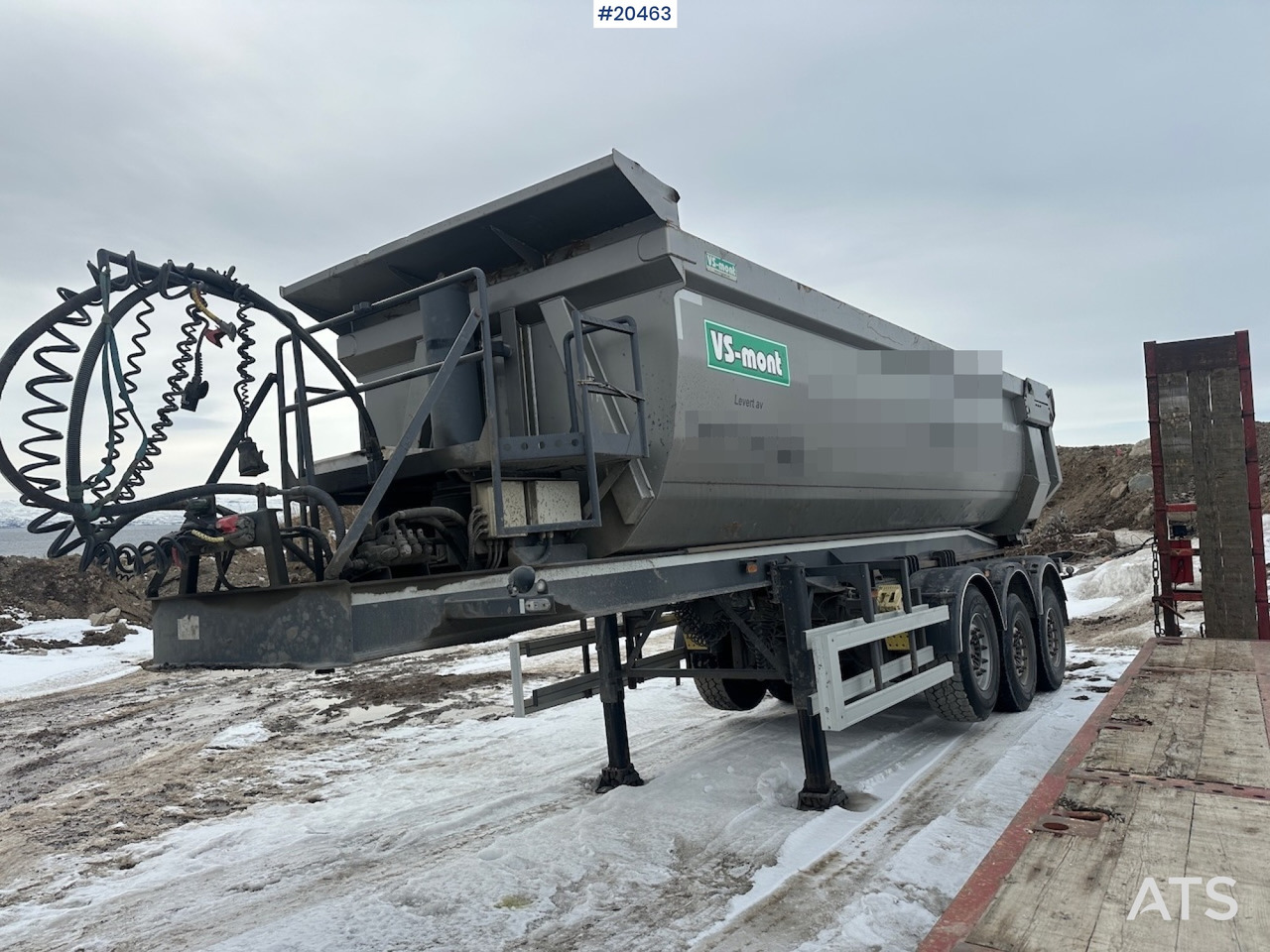 VS-Mont 3 akslet tippsemi - Tipper semi-trailer: picture 1 VS-Mont 3 akslet tippsemi - Tipper semi-trailer: picture 1