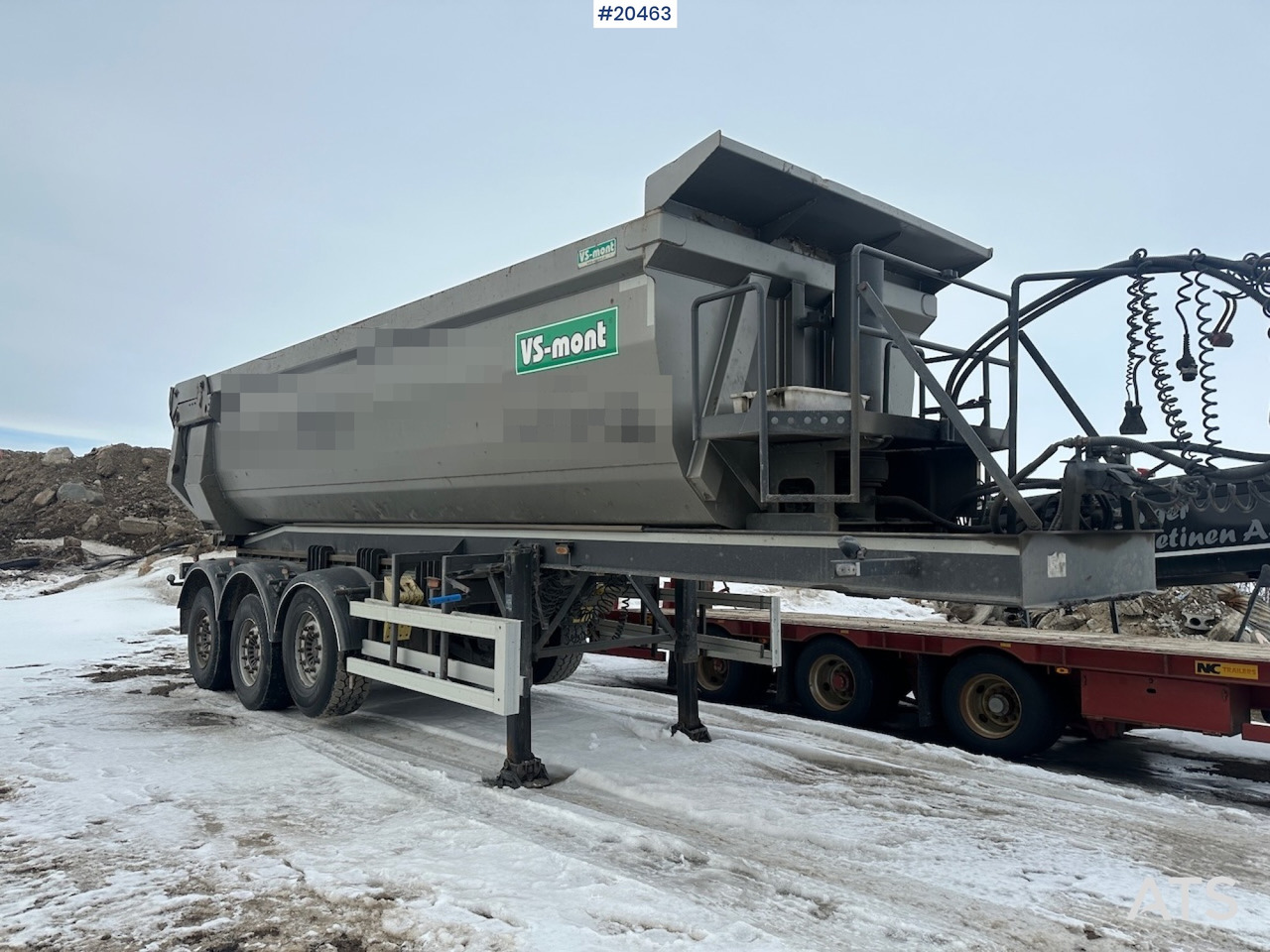 VS-Mont 3 akslet tippsemi - Tipper semi-trailer: picture 2 VS-Mont 3 akslet tippsemi - Tipper semi-trailer: picture 2