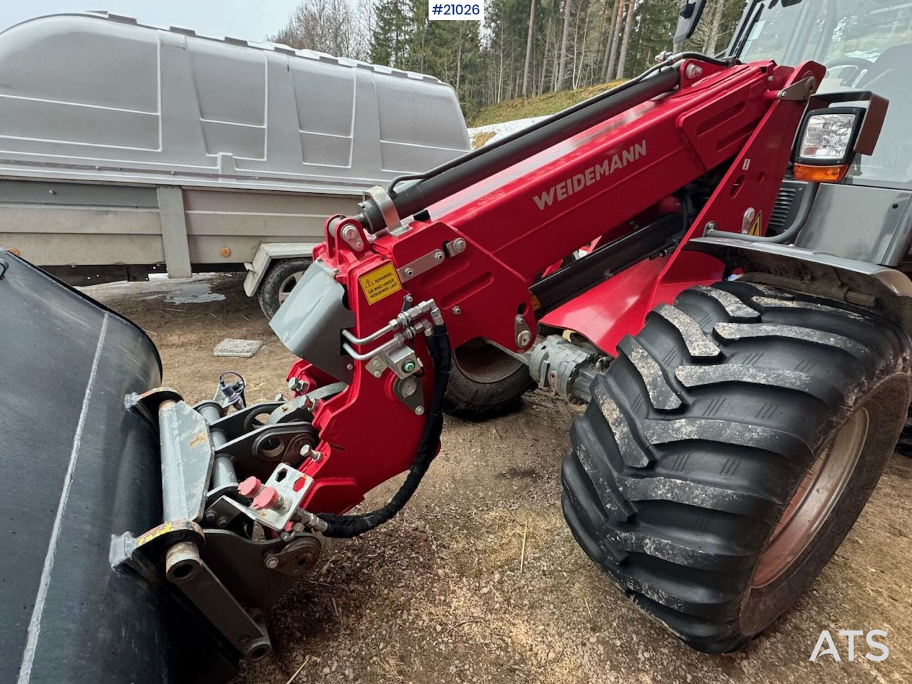 Telescopic wheel loader Weidemann 5080T: picture 14