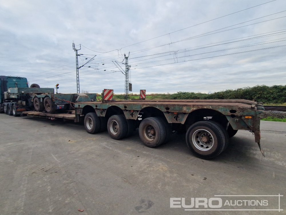 2002 Faymonville 4 Axle Low Loader Trailer, Twin Axle Extension (German Reg. Docs. Available) - Low loader semi-trailer: picture 2 2002 Faymonville 4 Axle Low Loader Trailer, Twin Axle Extension (German Reg. Docs. Available) - Low loader semi-trailer: picture 2